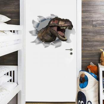 Cartoon Cat Glass Door Sticker