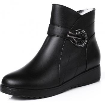 Bottes compensées MORAZORA pour femme, neige, fermeture éclair