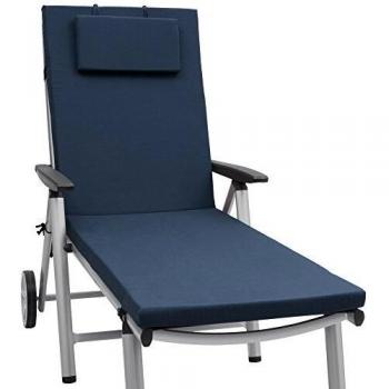 Cuscino Imbottito per Lettini Blu Scuro