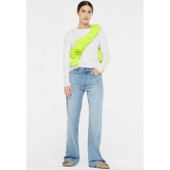 SENSES.THE LABEL Casual Rundhalsshirt – Damen, 95% Baumwolle, 5% Elasthan, M