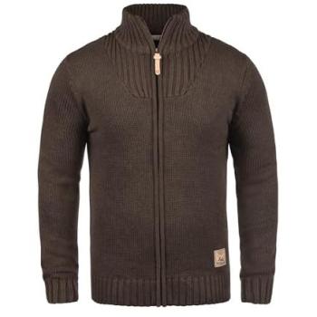 Solid Brown Strickjacke SDPoul – Herren, L, Obermaterial: Baumwolle & Polyacryl