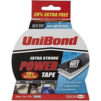 UniBond Power Tape Plus Silver 50mm x 25m