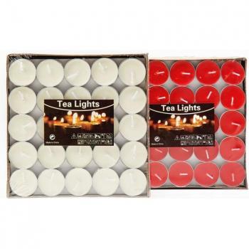 50pcs Flammable Tea Wax Candles
