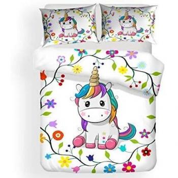 Copripiumino 200x200 cm Motivo Unicorno Djs77 – Pterygoid Collection