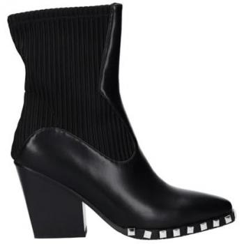 Botins Femininos EXE B456-H1355 Licra Black