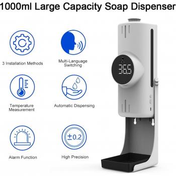 Dispensador Automático de Jabón y Desinfectante con Voz
