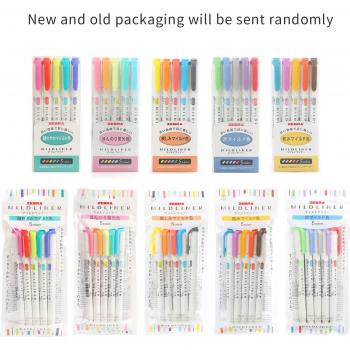 Set de 5 feutres JIANWU Zebra Mild Liner