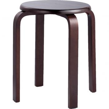 Stackable Rubberwood Stool for Home