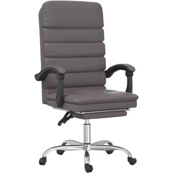 VidaXL Comfort Plus Gray Massage Chair – Metal & Plywood Construction