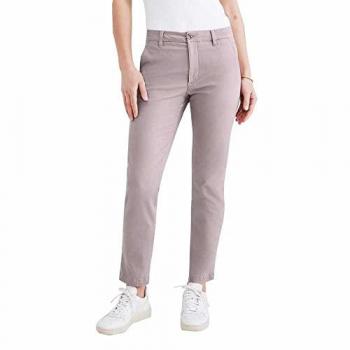 Pantaloni Chino Donna Dockers Weekend Regular Slim Ankle Fit Viola 30