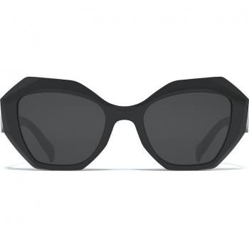HANUKEii Moorea HK-028-01 52 Lentes de Sol Para Hombre Negros