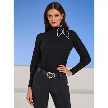 HEINE Strickpullover mit Stehkragen