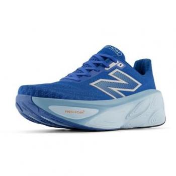 New Balance Herren Fresh Foam X More v5 Laufschuhe Blau/Grau Größe 44