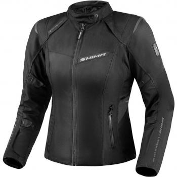 Giacca Moto Donna Shima Rush 2.0 Nero 2XL – Impermeabile Tessile