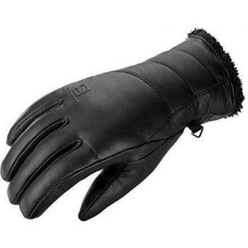 NATIVE W Herren-Style Damen Lederhandschuhe Salomon – Schwarz – XL