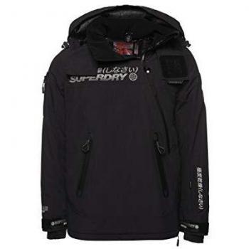 Superdry Herren Snow Rescue Softshell Jacke Onyx Schwarz XXL
