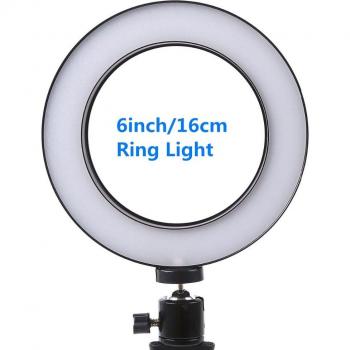 Anneau de lumière rechargeable 10 pouces