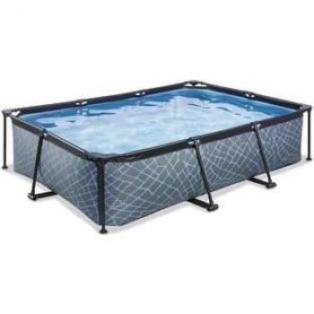 Stone Pool, Rahmenpool 300x200x65cm, Schwimmbad