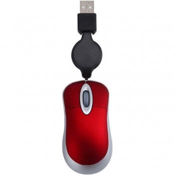 Compact RGB Wireless Mouse with Retractable Cable