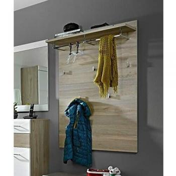 Garderobenpaneel Sucre ¦ holzfarben ¦ Holzwerkstoff ¦ Maße (cm): B: 84 H: 128 T: 29