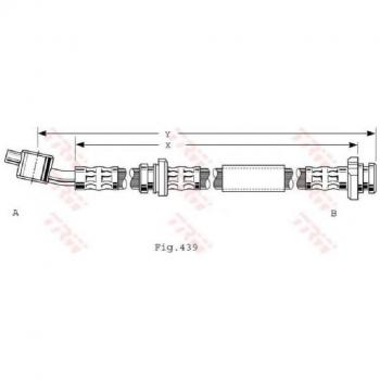 TRW PHD486 Bremsleitung