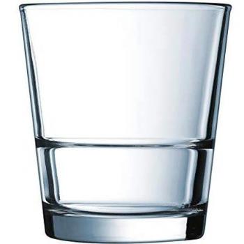 Arcoroc Stack Up Whiskyglas, 320ml, transparent, 6 Stück