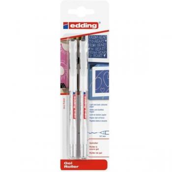 Edding 2185 Gelroller Weiß (2er Pack)