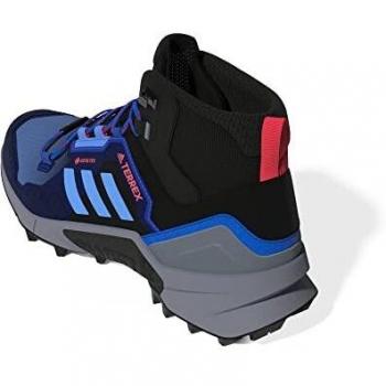 Adidas Herren Terrex Swift R3 Mid GTX Wanderschuh, Blau/Schwarz