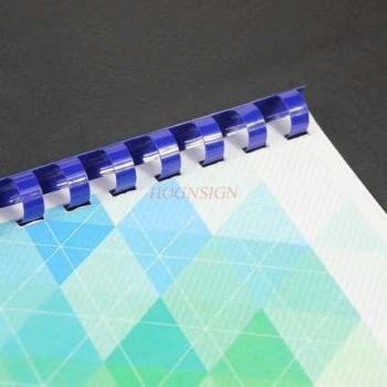 Binding Machine Consumable 100pcs A4 Plastic Apron 21 Hole