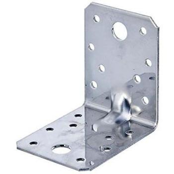 Schwerlast-Winkelverbinder mit Sicke 70x70x55mm Edelstahl, GAH 335212