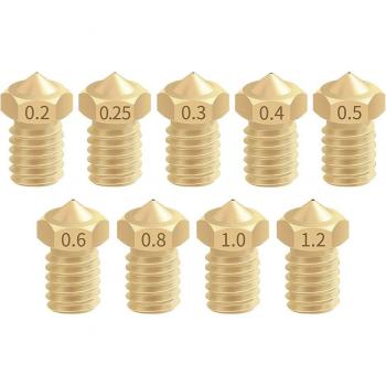 5pcs 3D Printer Nozzle Set for E3D V5/V6