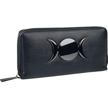 Gothic Damen Geldbörse Eclipse schwarz
