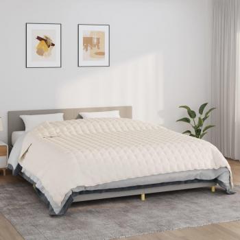 Couverture Lestée Confort Crème 235x290 cm