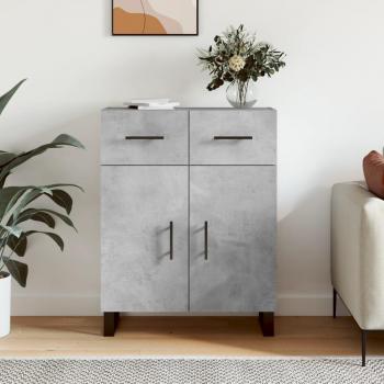 Sideboard 69.5x34x90 cm Concrete Grey Engineered Wood vidaXL