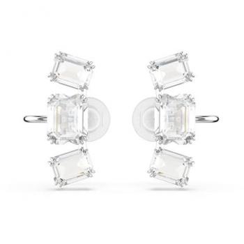 Boucles d’oreilles Millenia Swarovski – modèle 5701274, finition blanche et rhodée