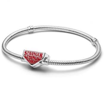 Brazalete de Cadena de Serpiente Pandora x Stranger Things en Plata 925
