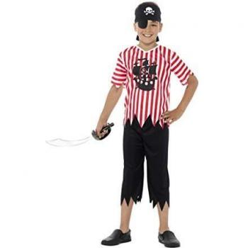 Ensemble pirate rouge et blanc pour garçon 10‑12 ans – Smiffys 21890L