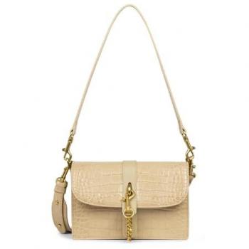 Sac Trotteur en Cuir Jodie Lancaster Beige (Version Luxe)