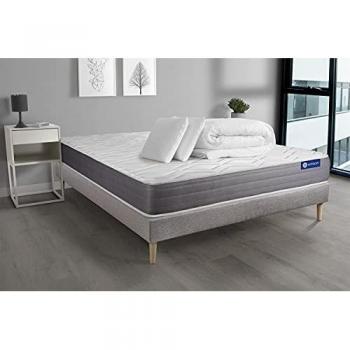 Letto Completo Actimemo Dream con Materasso e Guanciali 200x200 cm