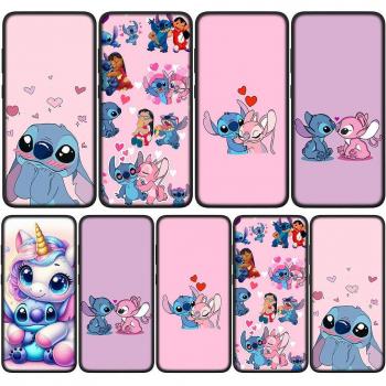 Pink Cartoon Stitch Case for Smartphones