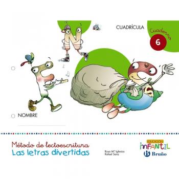 Las letras divertidas Cuadrícula Cuaderno 6.