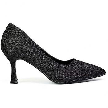 Romi Women’s Court Shoes, Black Stiletto Heel, 7 (SKU: XY‑LND‑RM‑07)