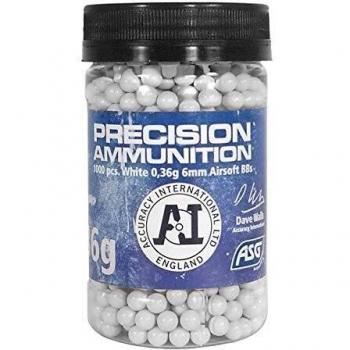 Sniper Accuracy 6 mm BBs – 0.36 g, 1000‑piece bottle