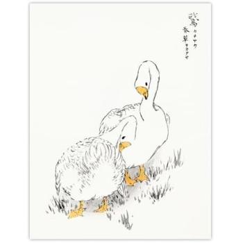Artery8 White Geese – Classic Japanese Canvas