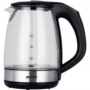 MPM MCZ-100 – bouilloire 1,5L avec base transparente 360°