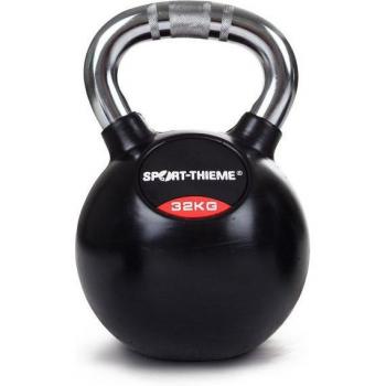 32 kg Sport-Thieme Kettlebell – Gummierter Chromgriff