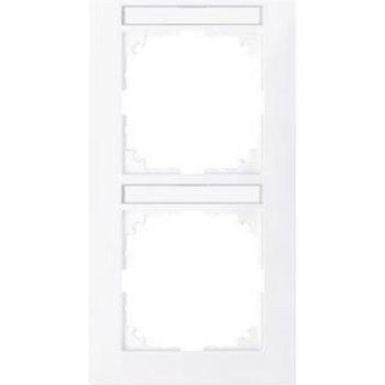Merten MEG4022-3625 2-fach Abdeckrahmen aktivweiß