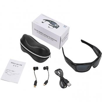 Sports DV Video Recorder Mini Sunglasses with 32GB Storage and HD 1080P