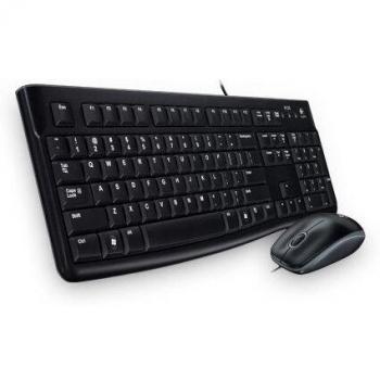 Klávesnica + myš Logitech USB, Desktop MK120, SK layout, čierna