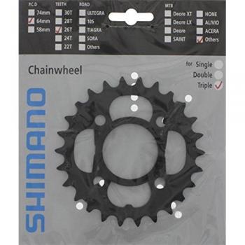 M430 64mm Shimano VTT-Plateau 26T 9VS